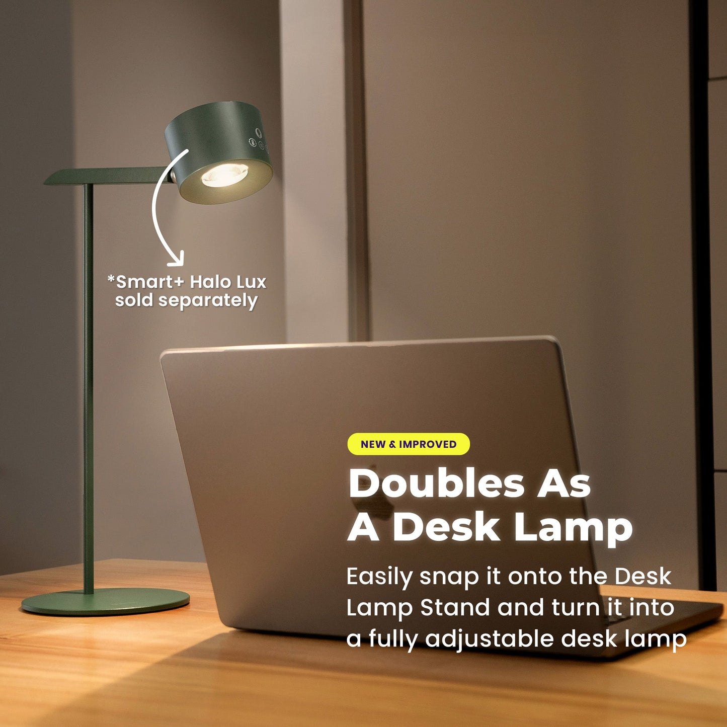 Desk Lamp Stand - White